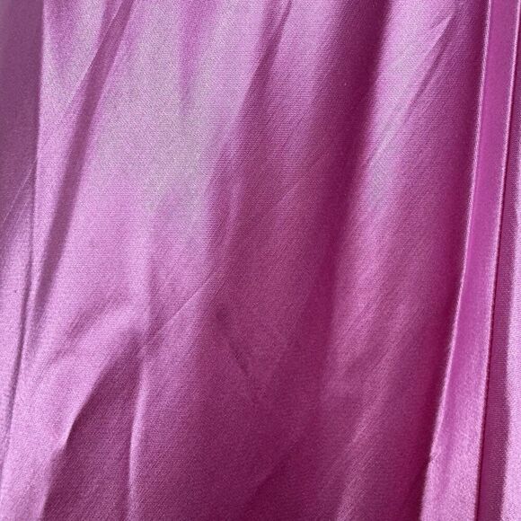 Vintage Y2K Cache Satin Maxi Slip Dress Formal Gown Size 4 Pink Rhinestones HOCO - Picture 16 of 16